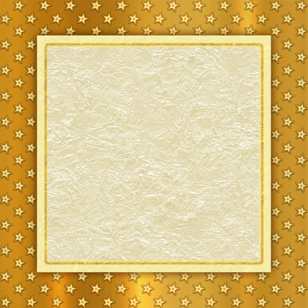 金色的设计背景与星星和标签的文字图片下载