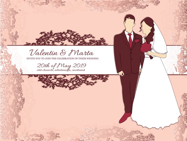 新婚夫妇站起来，一起跳舞，一起庆祝。图片下载