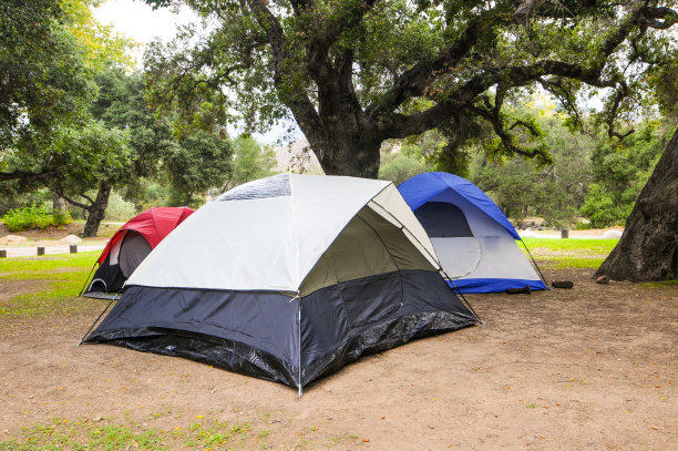 准备在加州露营的帐篷图片下载