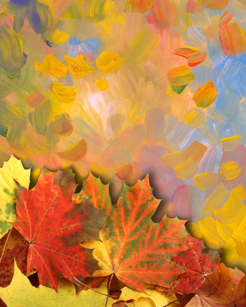 秋天的艺术背景图片下载