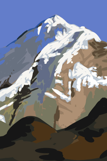 美丽的冬天的风景图片下载