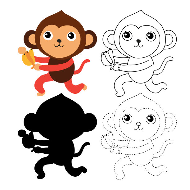 为孩子设计的工作表向量图片下载