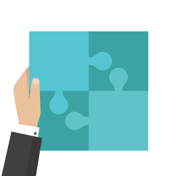 困惑，团队合作，团结和伙伴关系。矢量插图。企业文化经营理念。图片下载