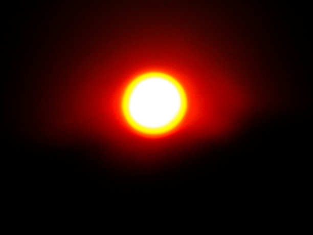 在墨西哥普埃布拉的树林上，夕阳散焦图片下载