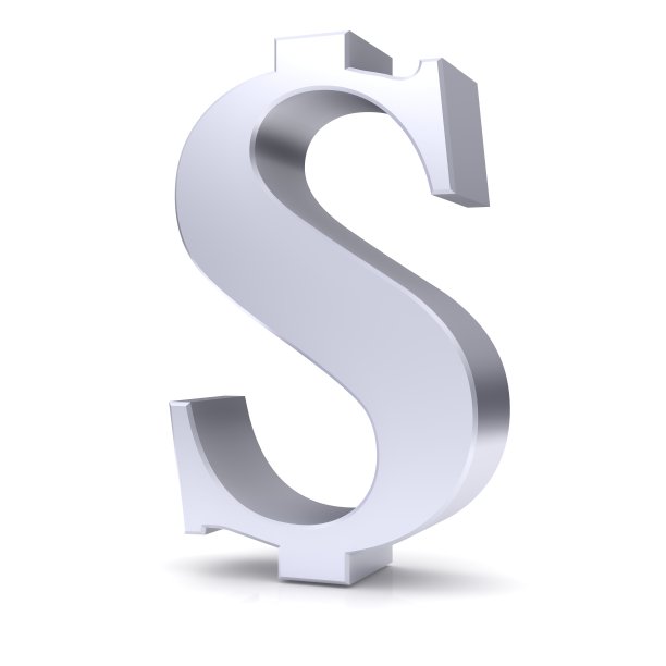 美元符号银符号图标货币货币现金3d图片下载