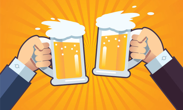 烤面包和啤酒图片下载