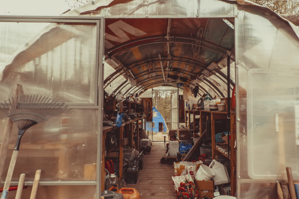 夏季住宅温室图片下载