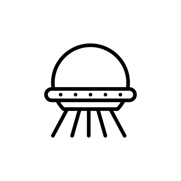 卫星图标。移动概念和web应用程序的科学图标元素。细线卫星图标可以用于网络和移动图片下载