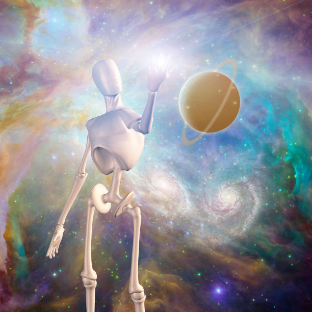 机器人和深空图片下载