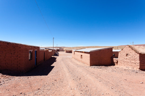 塞里略斯村景观，玻利维亚图片下载