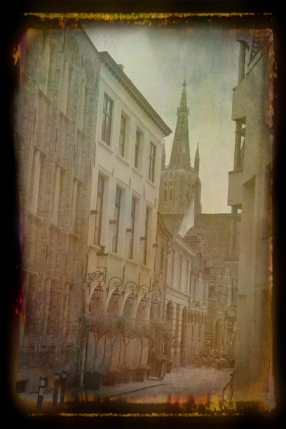 布鲁日的建筑外观图片下载