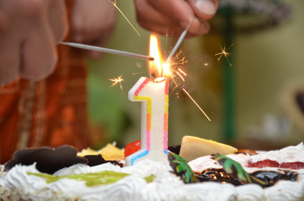 周年纪念蜡烛图片下载