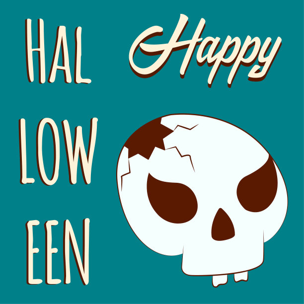 手绘矢量万圣节贺卡，传单，横幅，海报模板。万圣节传统人物的涂鸦。万圣节快乐涂鸦。矢量插图。图片下载