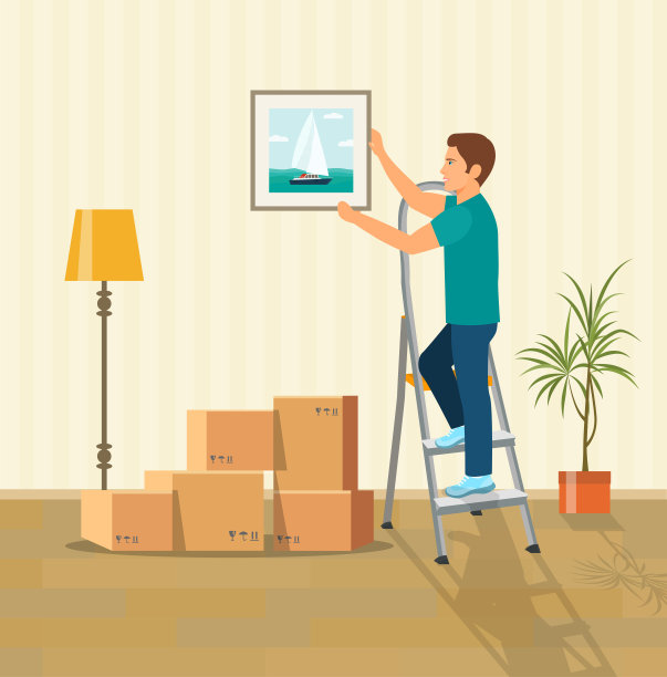 楼梯的人图片下载