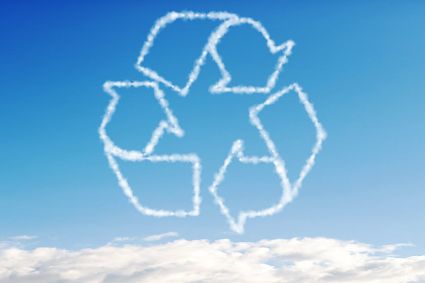 象征着蓝天上的云朵图片下载