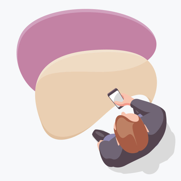 商人和智能手机上的移动信息图片下载