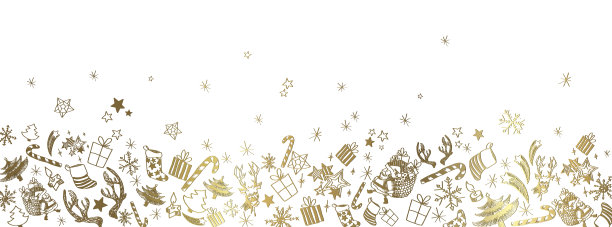 圣诞节涂鸦背景图片下载