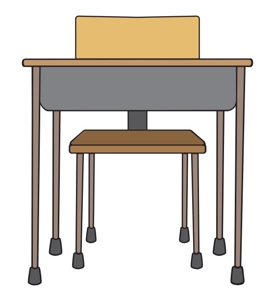 空的课桌上图片下载