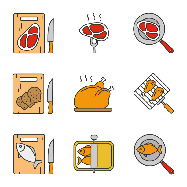 准备食物的图标图片下载