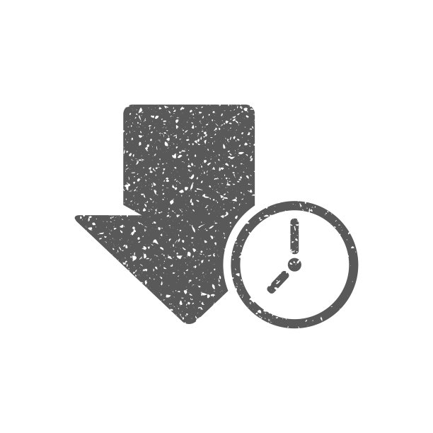 Grunge风格图标 - 下载箭头图片下载