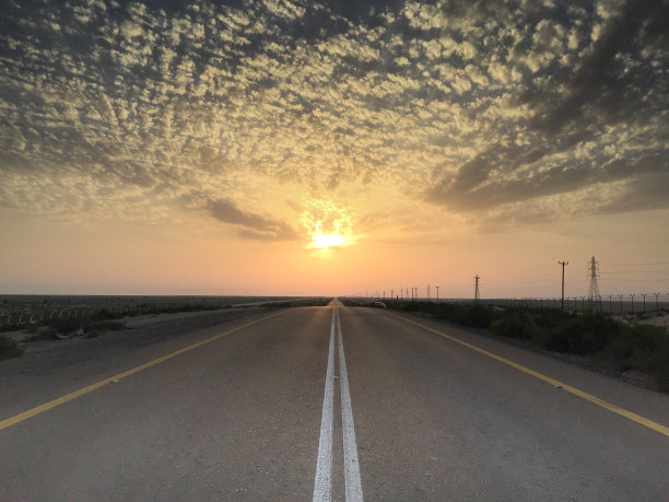 沙漠的日落图片下载