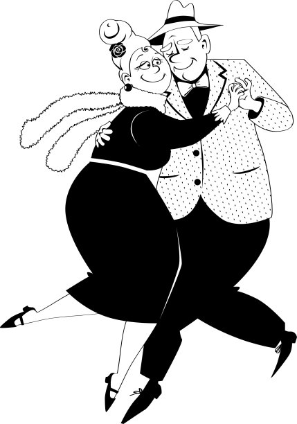 探戈剪辑艺术图片下载