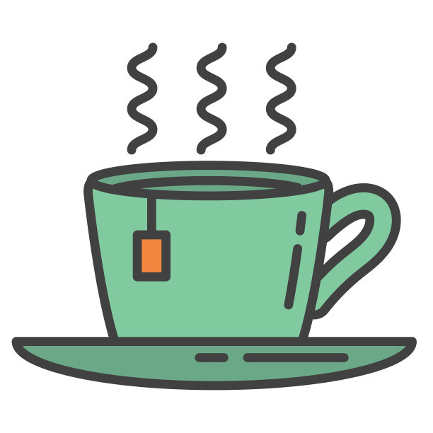 咖啡线图标茶杯图片下载