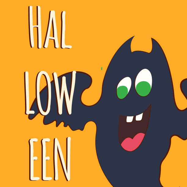 手绘矢量万圣节贺卡，传单，横幅，海报模板。万圣节传统人物的涂鸦。万圣节快乐涂鸦。矢量插图。图片下载