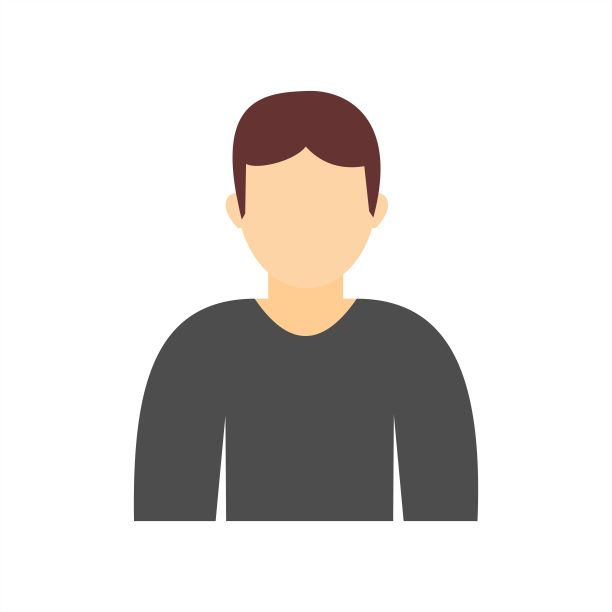 男人的图标平的风格。图片下载