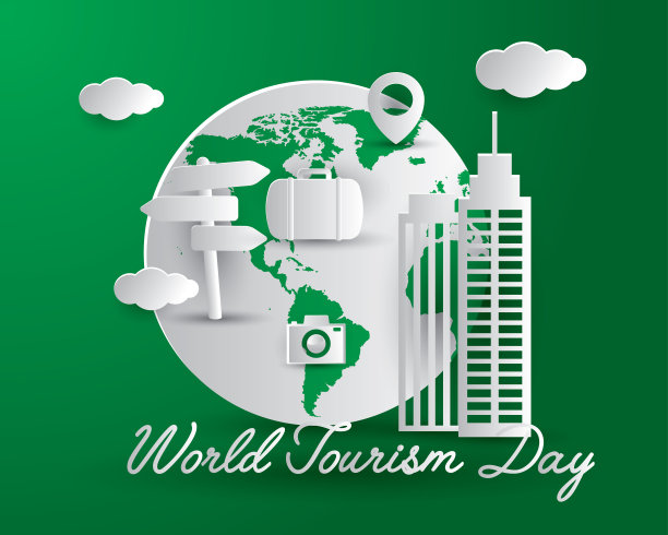 世界旅游日旅游插画图片下载