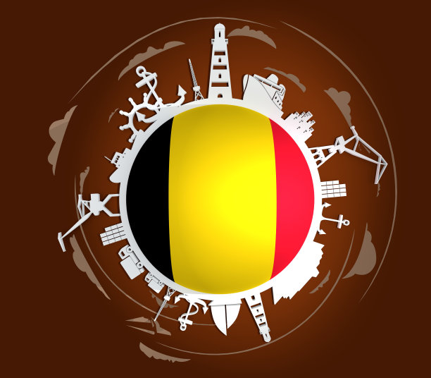 圈出货港和旅行的相对形象图片下载