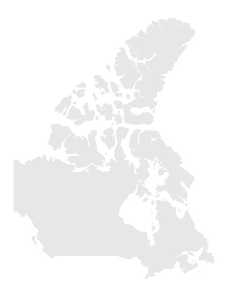 加拿大矢量地图图片下载