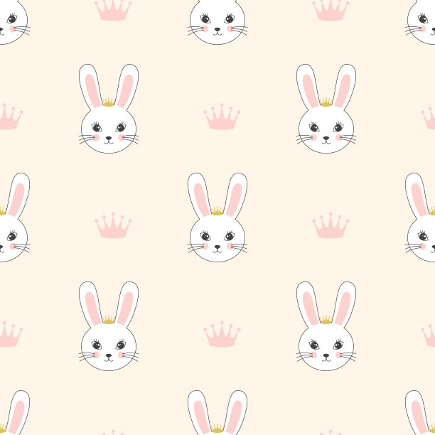 图案与兔子公主图片下载