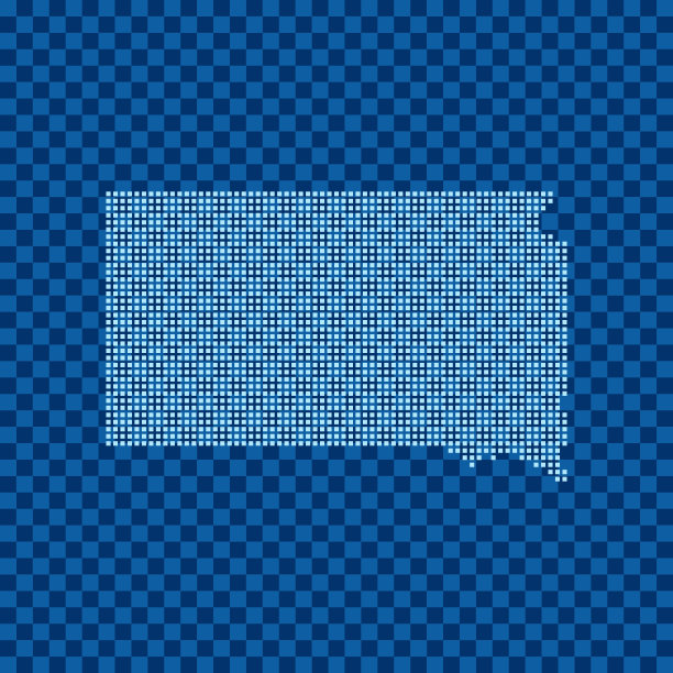 南达科塔州地图图片下载