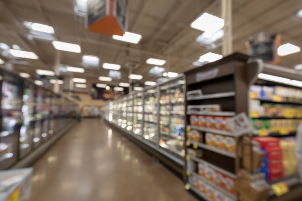 抽象模糊超市背景图片下载