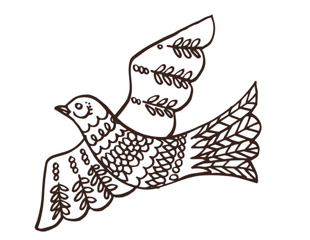 手绘复古圣诞元素图片下载