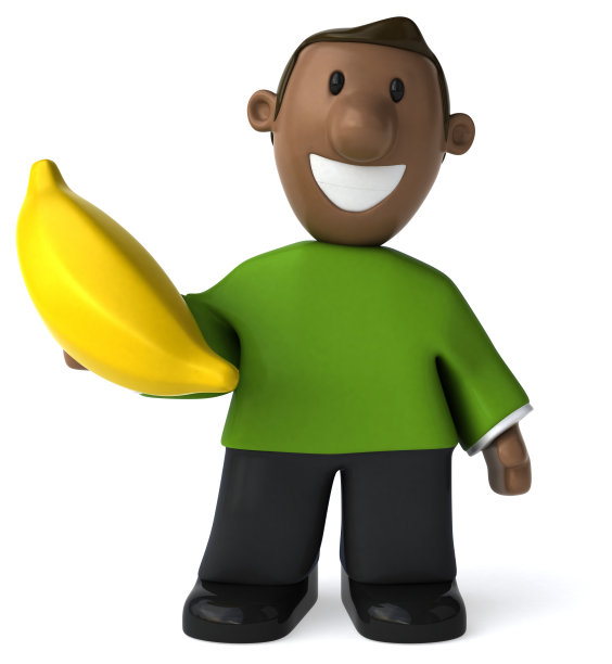 卡通人物- 3D插图图片下载