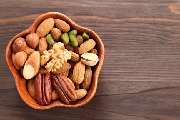 混合坚果。图片下载