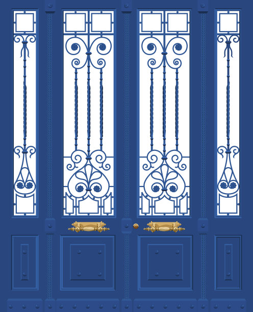 艺术装饰门矢量门图片下载