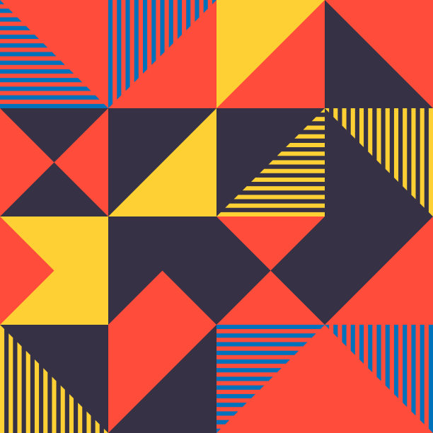 极简的背景无缝图案，简单的形状图片下载