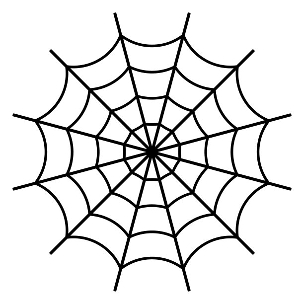 黑色的蜘蛛网图片下载