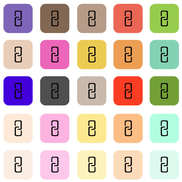 平面按钮与互联网图标向量集网站图标图片下载