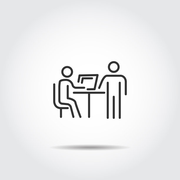 会议图标矢量图图片下载