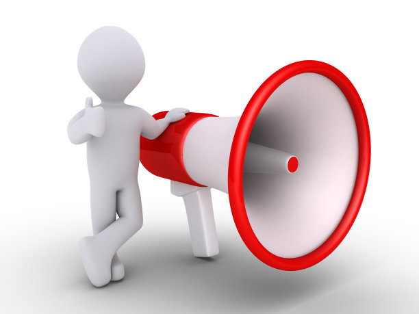 有个大喇叭的人图片下载