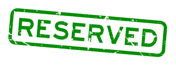 Grunge绿色保留措辞方形橡胶印章印章上的白色背景图片下载