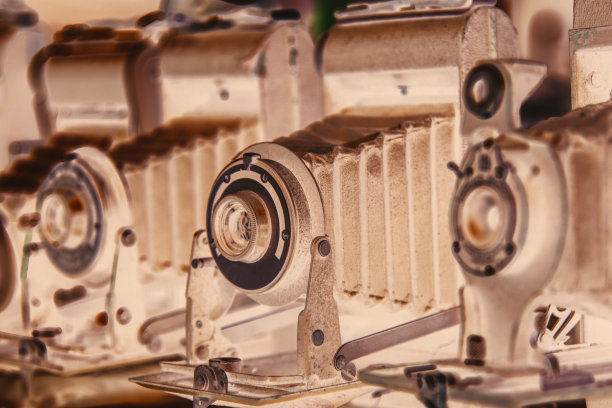 老式胶卷相机。图片下载