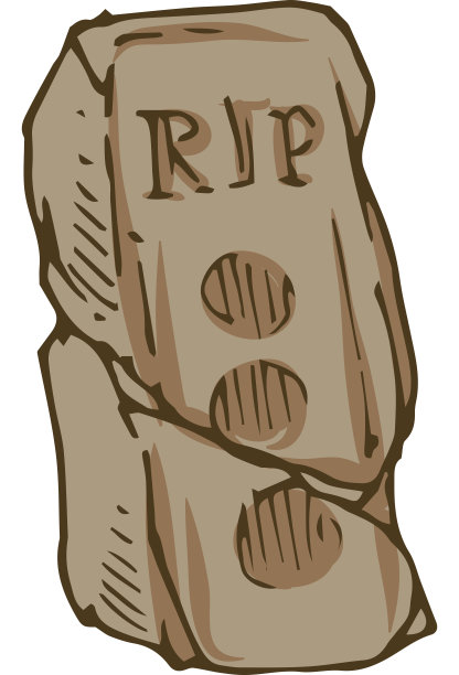 带有裂纹的旧墓碑图片下载