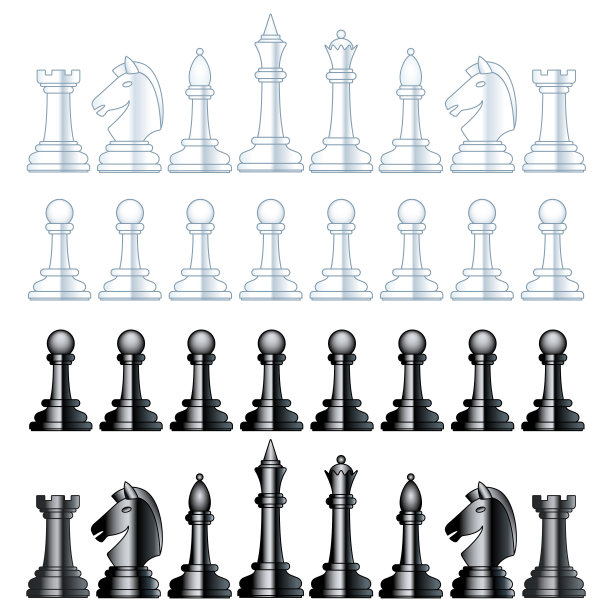 黑白象棋图片下载