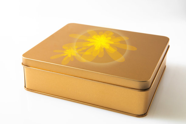 中秋、合家团圆、赏月、品茶、月饼、金色礼盒、白色背景图片下载