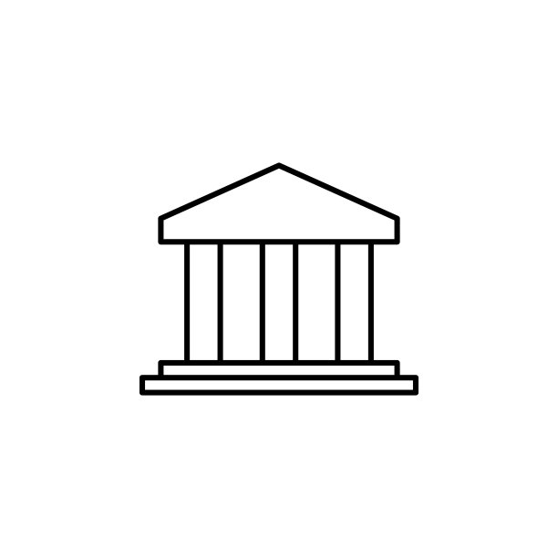 居民图标。移动概念和web应用的建筑元素和地标轮廓图标。细线常驻图标可以用于网络和手机图片下载